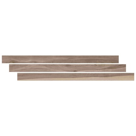 Msi Highcliffe Greige 3/4" Thick X 2-3/4" Wide X 94" Length Luxury Vinyl Overlapping Stair Nose Molding ZOR-LVT-T-0125